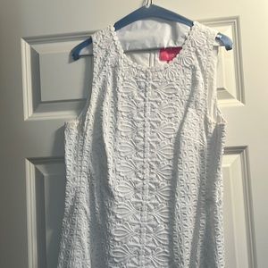 Lily pultizer sleeveless white dress